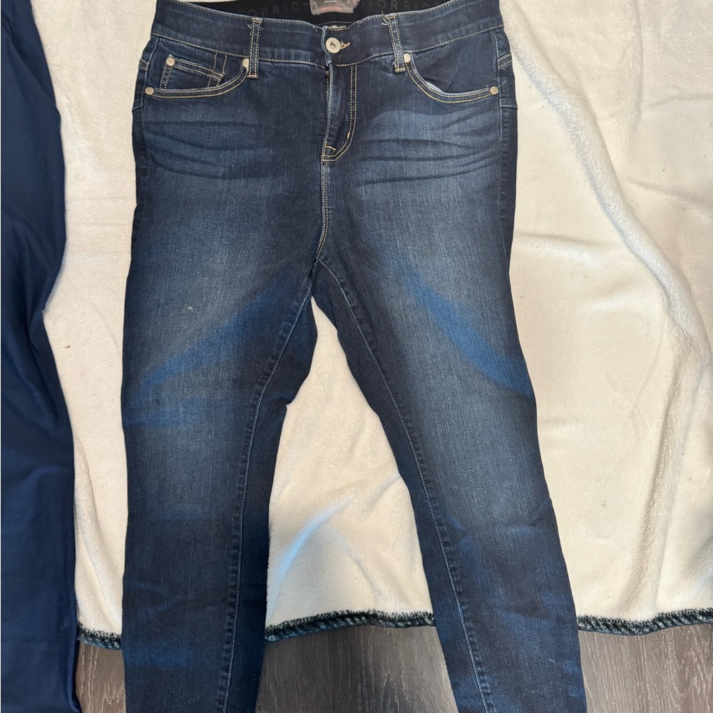 Torrid Blue Skinny Jeans with Modern Wash
